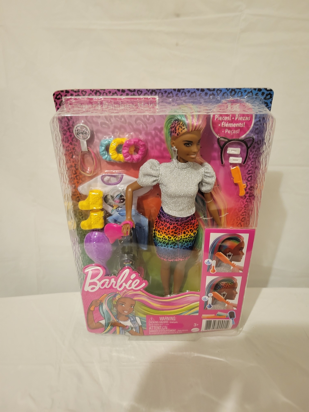 Barbie Rainbow Style Doll with Multicolor Outfit and Accessories - Barbie